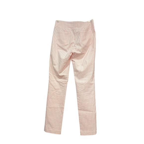 J. McLaughlin Pants Women Pink Checkered 2 - Picture 1 of 3